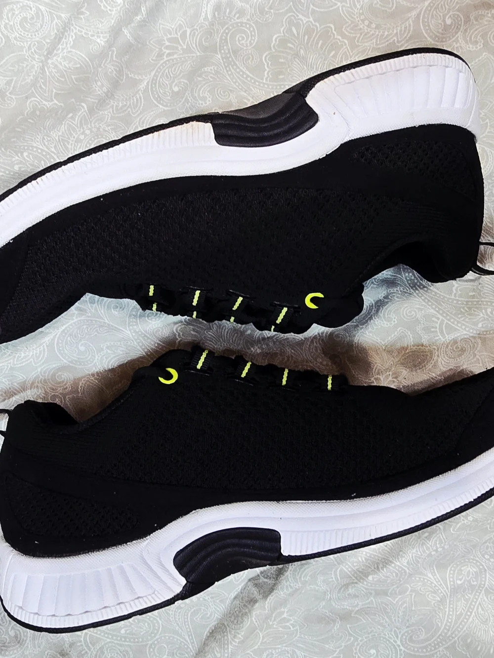 Orthofeet Coral 981 Biofit Women's Black Knit Athletic Sneakers Shoes Size 10 B